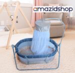 Baby cradle swing In Metal Frame Cot & bed With Stand Support & Mosquito Net