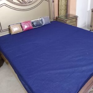 Matress Protector Double Bed Sheet blue